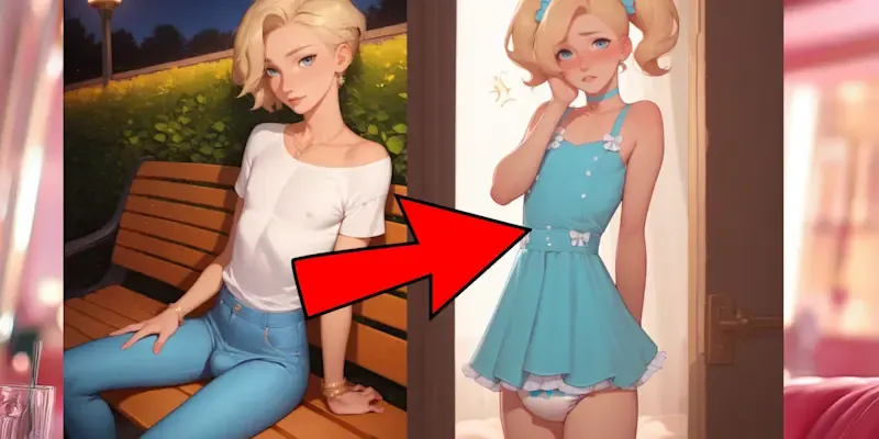 Sissy ABDL Story - My Crush Turned Me Into Her Daughter!