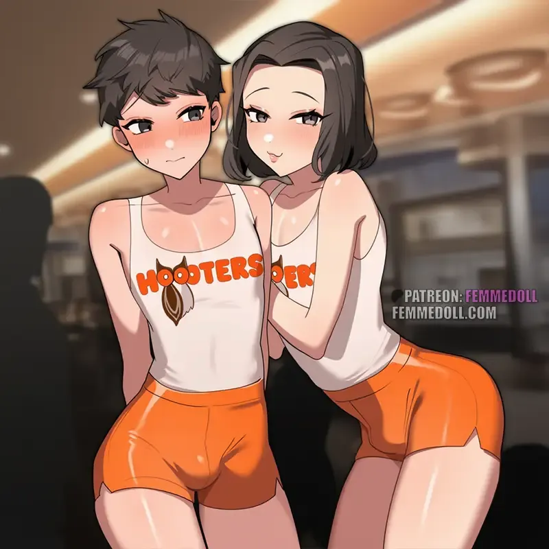 femboy hooters waiters