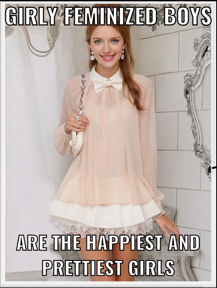 Girly Feminized Boys Are The Happiest And Prettiest Girls