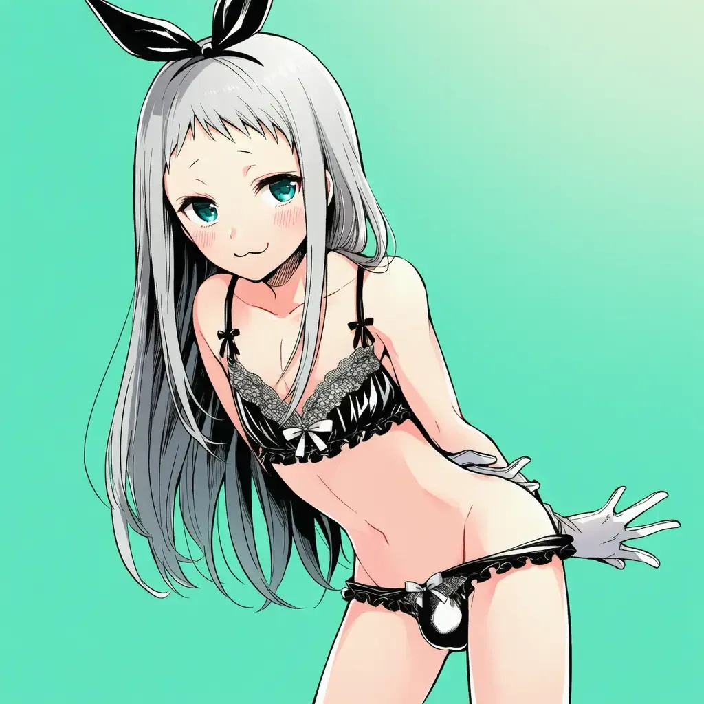 hideri femboy in lingerie