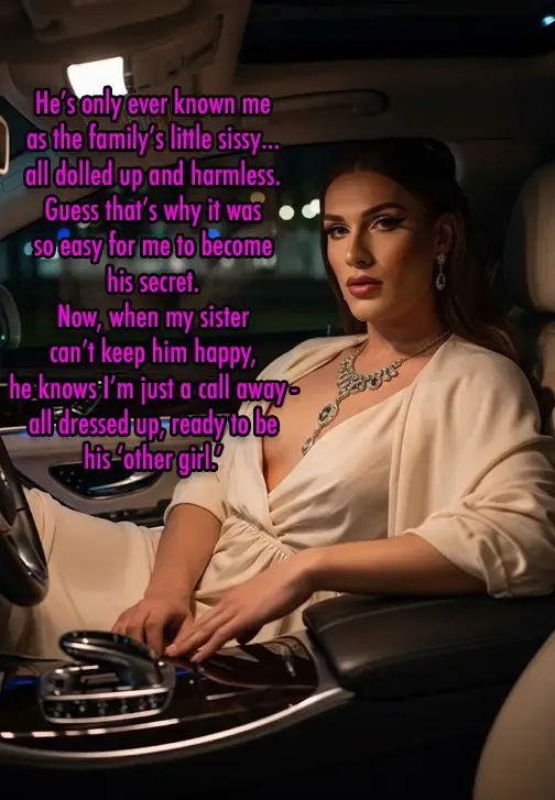 sissy caption side chick